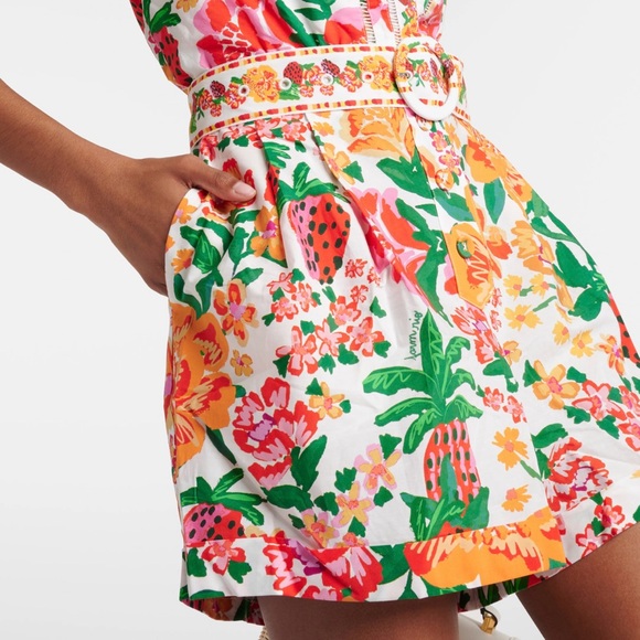 FARM Rio Floral Jumpsuit in Pink and Green - Picture 5 of 15